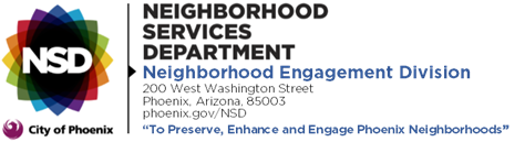 City of Phoenix Neighborhood Services Department